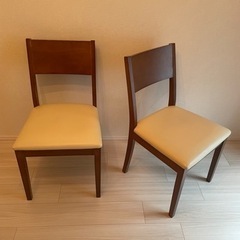 受渡者様決まりました　ダイニングチェア　2脚の画像