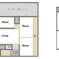 大型戸建て！初期費用無料！広々とした庭付き🤩室内面積広々100㎡超、駐車場2台OK！シェアハウスOK - 邑楽郡