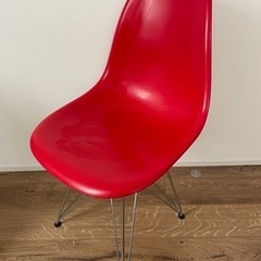 美品！イームズ風　チェア　シェル　赤