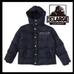 【美品】XLARGE KIDS　肩パッチつき中わた2WAYジャケット