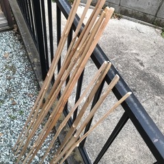 値下げ‼️家庭菜園に便利❗️竹製の支柱（12本）の画像