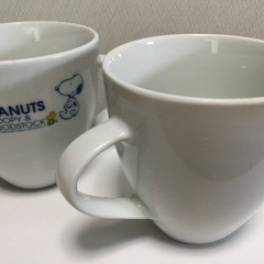 スヌーピー　マグカップ2個セットの画像