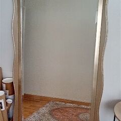 アンティーク調 大型ミラー 全身鏡