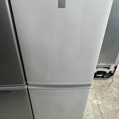 SHARP 2ドア冷蔵庫　どっちも付け替えドア　SJ-14E4 ...