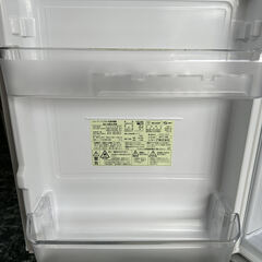 SHARP 2ドア冷蔵庫　どっちも付け替えドア　SJ-14E4  2017年製　リサイクルショップ宮崎屋住吉店　23.1.22　ｙの画像