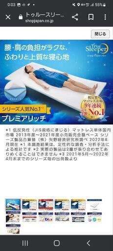 値下げ‼️お得！新品未使用！トゥルースリーパーシングルセット！