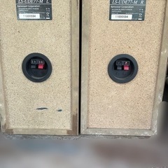 【値下げ〜！】ミニコンポ用のスピーカーの画像