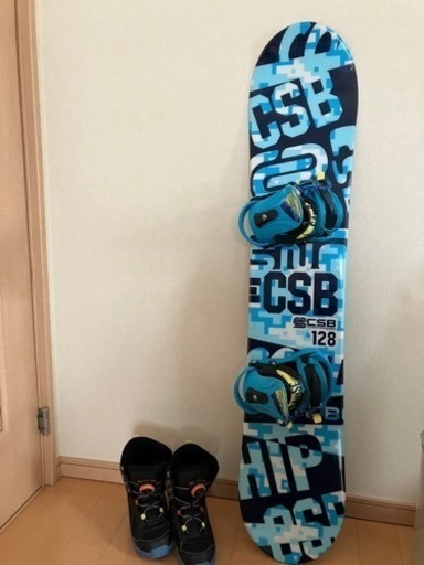 【決まりました】キッズスノーボード3点セット