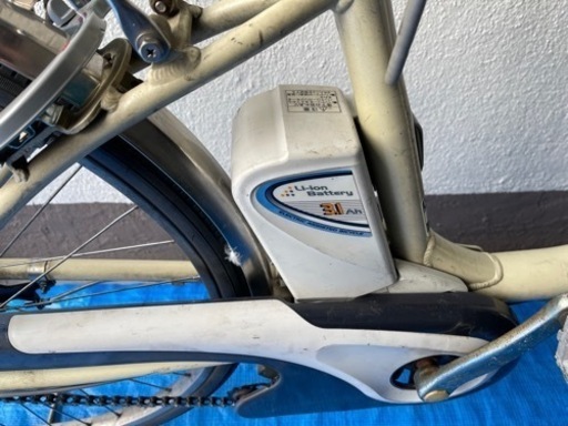 中古パナソニック電話アシスト自転車　バッテリー3､1AH