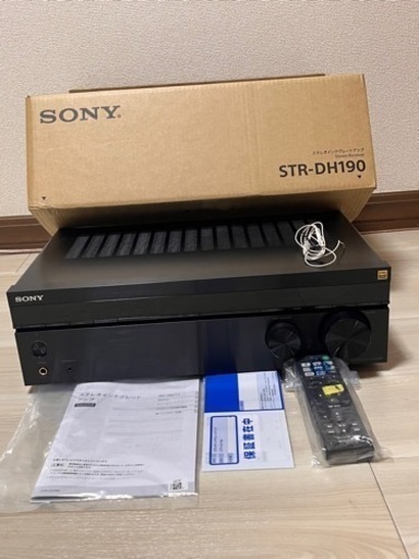 【新品同様】SONY AVアンプ　STR-DH190 値下げ済み