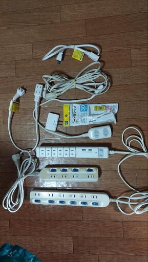 決定しました。電源タップ・電源コード色々です。