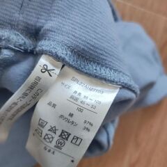 西松屋☆２回使用！ストレッチパンツ[100サイズ]定価658円の画像