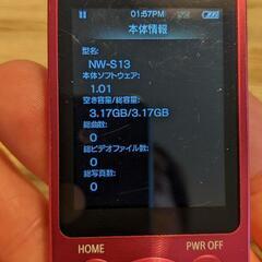 SONY ウォークマン NW-S13 の画像