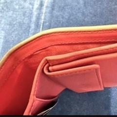 PRADA 二つ折り財布　ピンク×ベージュ