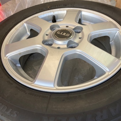 スタッドレスタイヤ　ブリヂストン　145/80/13