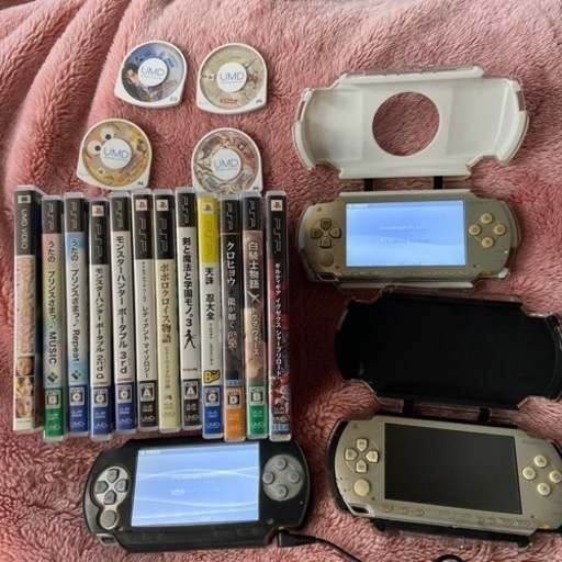 PSP 1000 本体　ソフト16本セット