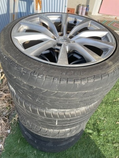 タイヤホイール４本　225/45/19  アルミ