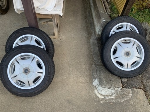 Cittaアルミホイール スタッドレスタイヤ 165/70R14付き