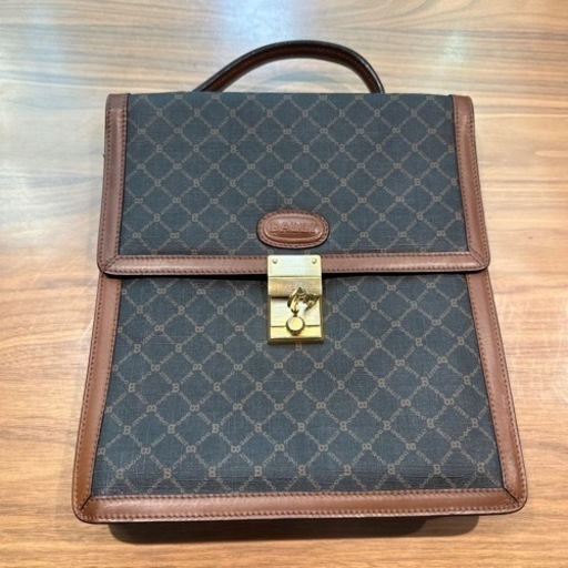 [本物•美品]BALLY pvcxレザー2WAYショルダー•ハンドバック