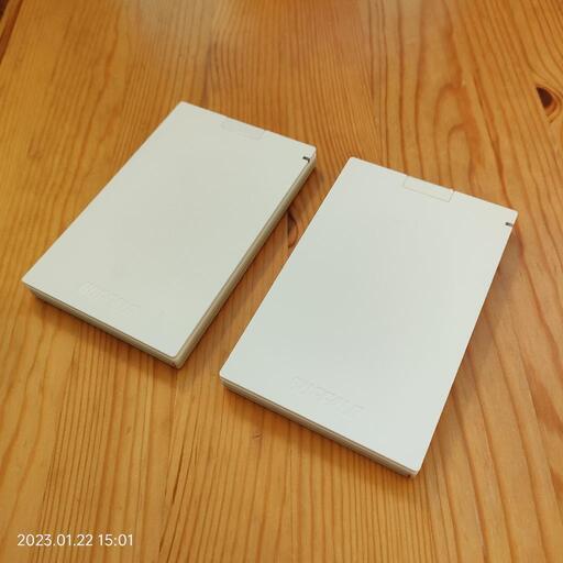 ポータブルSSD 240GB/BUFFALO (2個セット)
