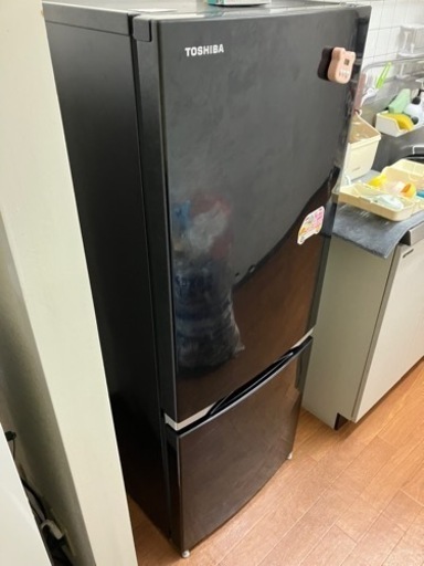 決まりました。東芝冷蔵庫153L  使用年数5年