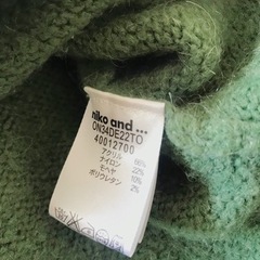 nico and...（ニコアンド）ニットワンピース グリーン レディースの画像