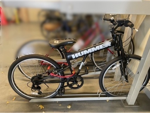 自転車　クロスバイク　HUMMER　ハマー　ブラック