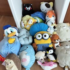 ぬいぐるみ色々まとめて差し上げます