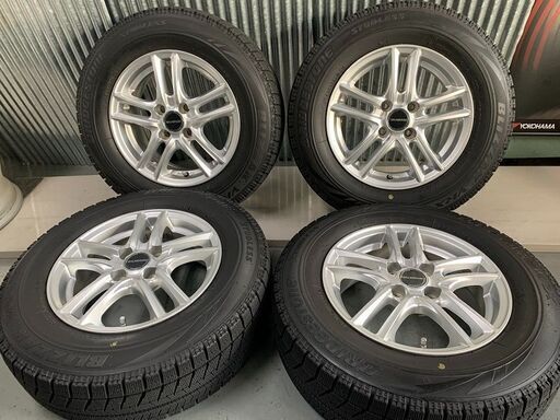 ブリザック　VRX★185/70R14　バリ山！　ノート　ティーダ　フリード　安心のエアー＆バランス調整済み　ブリヂストン