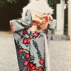 振り袖　総絞り　梅の画像