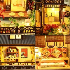 木製 ドールハウス ミニチュア 手作りキットセットの画像