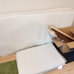 シングルベッド(フレーム+マットレス+トッパー)の画像