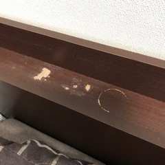 ニトリのシングルベッド無料でお譲りします。の画像