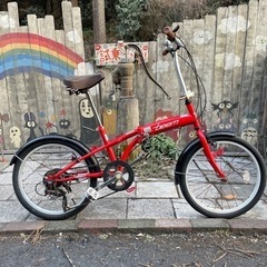 【3127】【お取り置き中】折り畳み　20インチ　6,100円（防犯・税込）