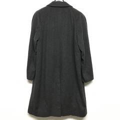 🔷🔶🔷FYS3/14 LANVIN ステンカラー コート ランバン ウール 100％ コート ロングコート 灰 グレー メンズ 男性用 フォーマル ネーム有🔷🔶🔷の画像