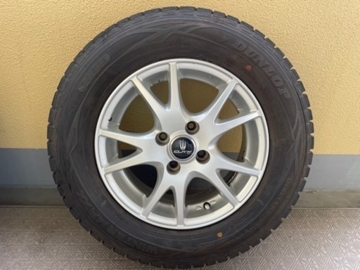 スタッドレスタイヤ＋アルミホイール　185/70/R14 4H/PCD100