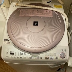 洗濯乾燥機　SHARP ES-TX820-Pの画像