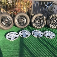 スタッドレスタイヤ175/65R15 ＋ スチールホイル ＋ ホ...
