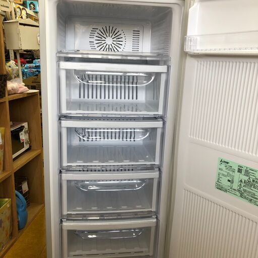三菱 冷凍庫1ドア MF-U12Y-S 121L 2015年製 ヨドバシ.com - 三菱電機 MITSUBISHI ELECTRIC 冷凍庫（121L・右