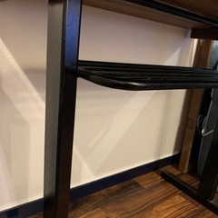 【取引受付4/25まで】アイアンレッグテーブルの画像