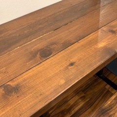 【取引受付4/25まで】アイアンレッグテーブルの画像