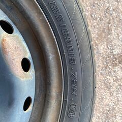 中古タイヤお安くお譲りいたします!!　155/65/R13の画像
