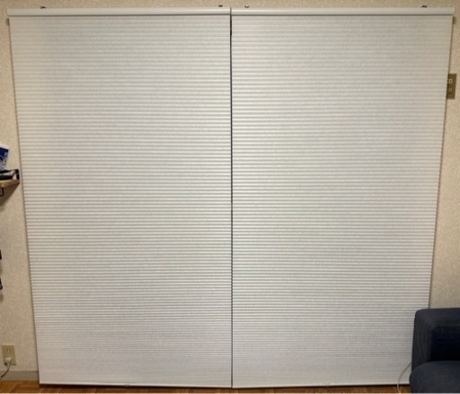 美品 IKEA 断熱ブラインド 2セット 100×210cm HOPPVALS ホップヴァルス　イケア