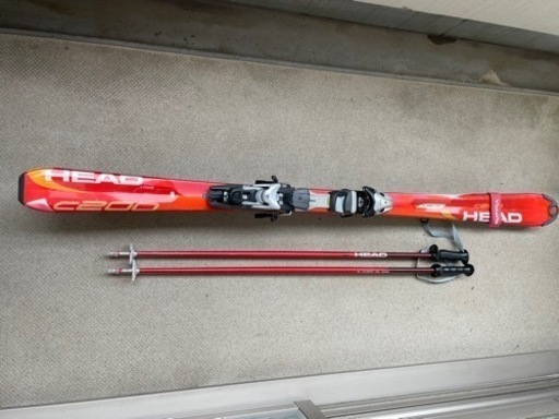 スキー一式　女性用(ケース付)