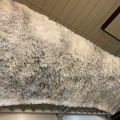 （取引中）こたつ75×75cm 、布団、長さ90cmケース、カーペット4点セット　の画像