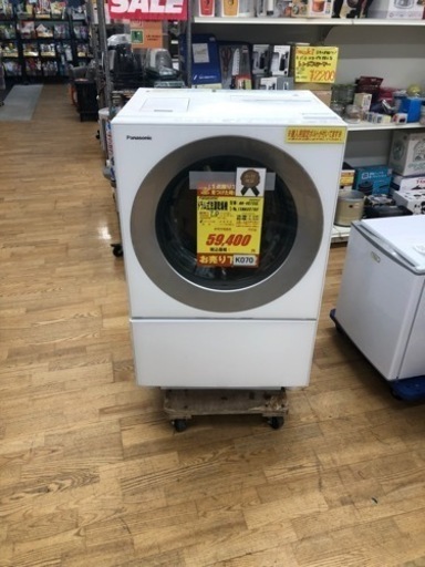 K070☆Panasonic製☆2015年製7.0㌔/3.5㌔ドラム洗濯機乾燥機☆6ヵ月