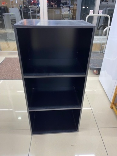 HJ207 【中古】カラーボックス　黒