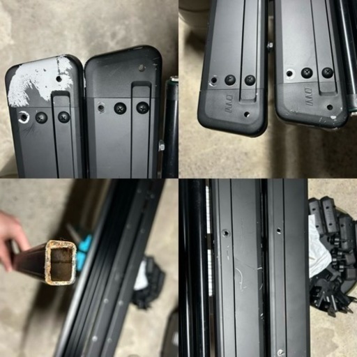 Inno バー、ステー、ルーフラック　黒塗装