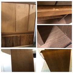 ダイニングボード　食器棚　ホワイトオークの画像