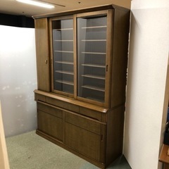 ダイニングボード　食器棚　ホワイトオーク